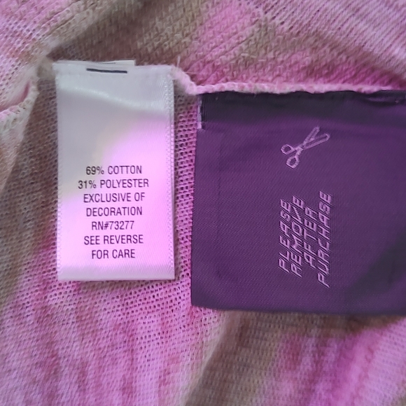 Simply Vera Wang Tank Top Brand New No Tags - Picture 3 of 3